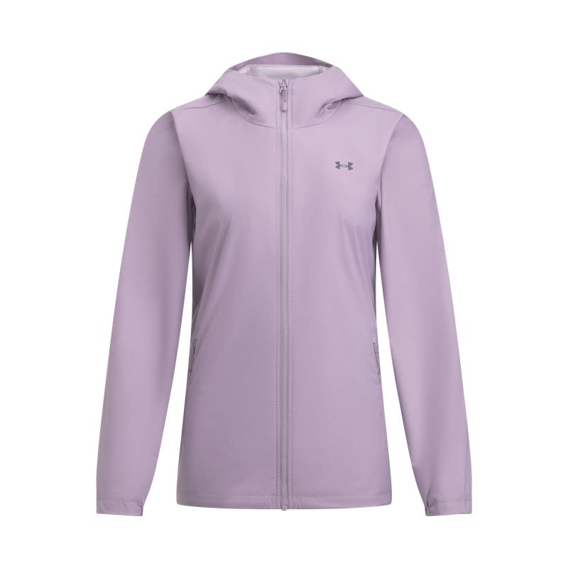 Under Armour Forefront Rain Outdoor Climbing Sports Fashion Casual Comfortable Versatile Jacket Women Jackets 1321443-550