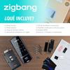 ZIGBANG SHS-1321 Metal Lock with Touchscreen Smart Deadbolt, Up To 20 Persons, Easy Opening with Master Password and RFID Card, Automatic Closure, Fir