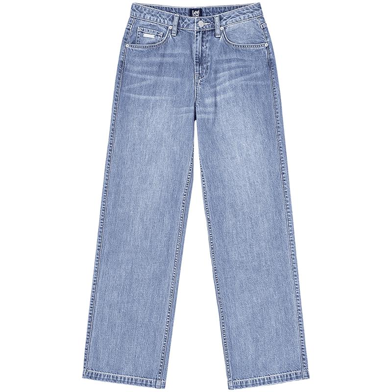 Lee Women's Mid-Waist Straight Leg Tencel Blend Jeans