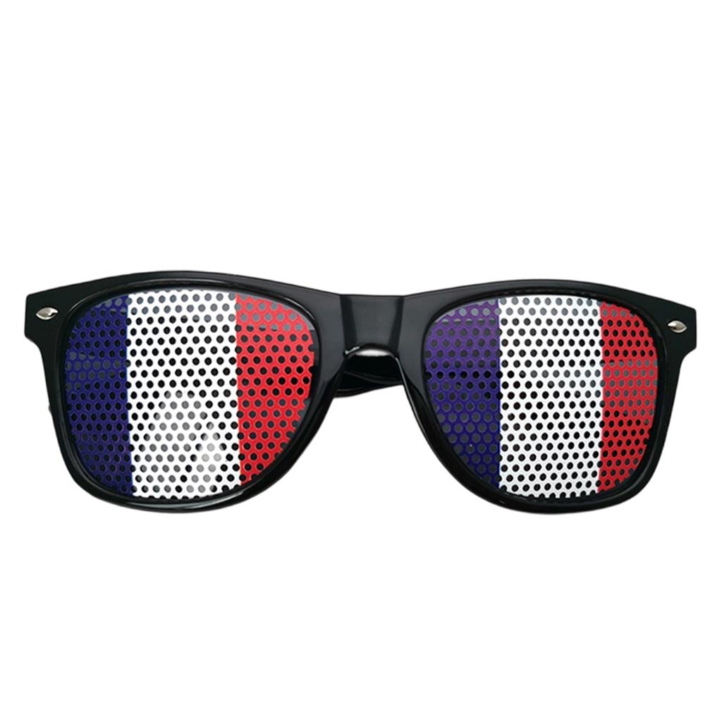 Multicolored Flag Sticker Sunglasses