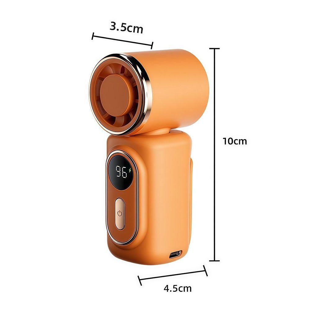 Hands-Free Mini Fan Clip-On Pocket Fan Portable Turbo Handheld Fans for Travel/Beach/Concert