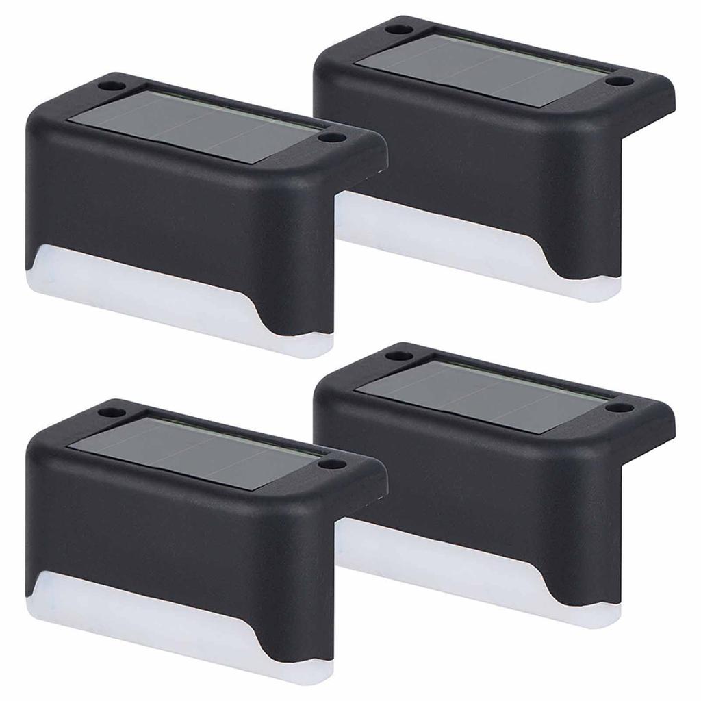 Solar Step Lights – Outdoor Staircase & Fence Lighting, Courtyard Railing LED Lights for Garden & Yard