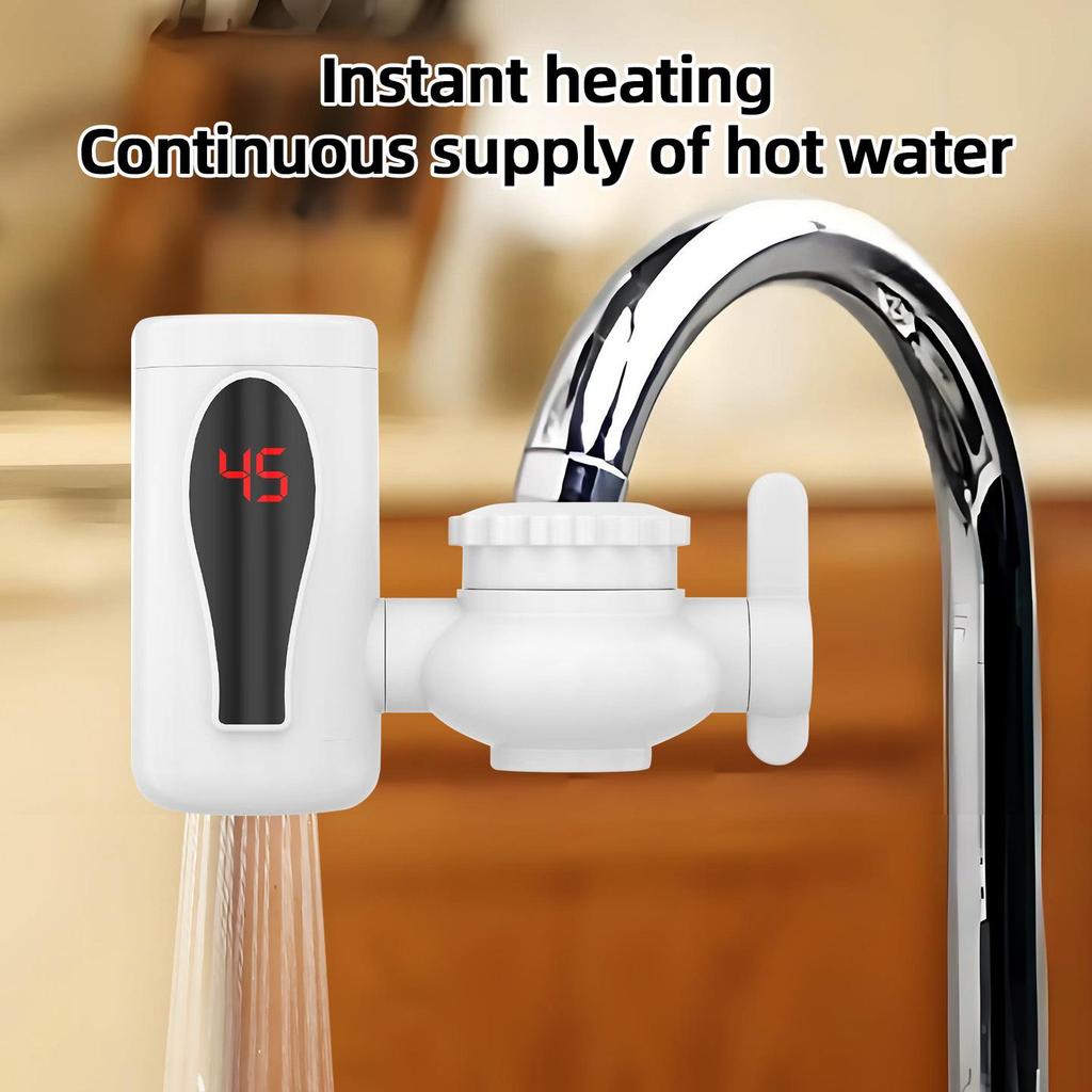 3000W Instant Electric Tankless Water Heater 220V 110V Bathroom Kitchen Shower Heater With Digital Display IPX4 Waterproof
