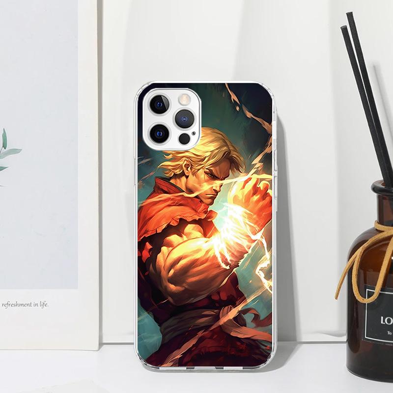 Game S-Street F-FighterS Phone Case For Iphone 17 Air 16 15 Plus 16E 14 Pro Max 13 Mini 12 11 7 8 SE Fundas Soft Back Cover 17 A