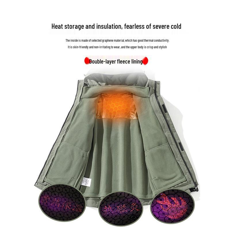 ROMON Men's 3-in-1 Outdoor Windproof Jacket