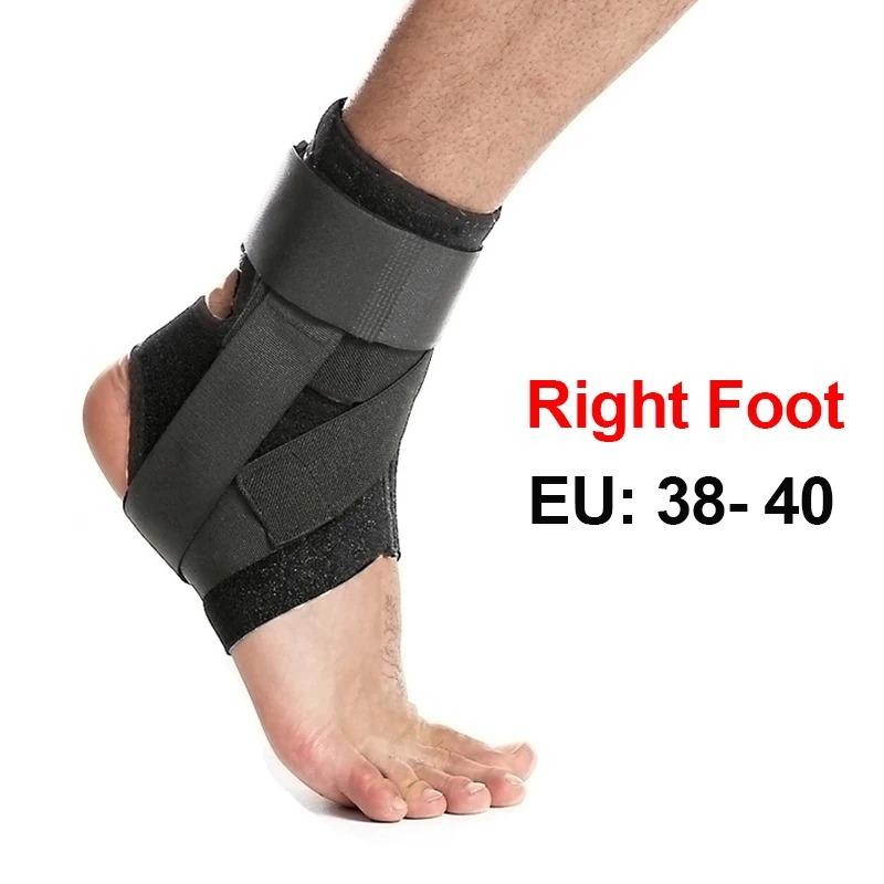 

Бандаж для лодыжки, компрессионный рукав, профессиональный спортивный бандаж на лодыжку, бинты, эластичный бандаж для поддержки лодыжки, протектор для фитнеса, бега, регулируемый Right Foot 38-40