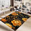1PC Snake Flowers Anti-slip carpet, suitable for Office, bedroomand playrooms. It can also be used as a sofa footrest cover-W75