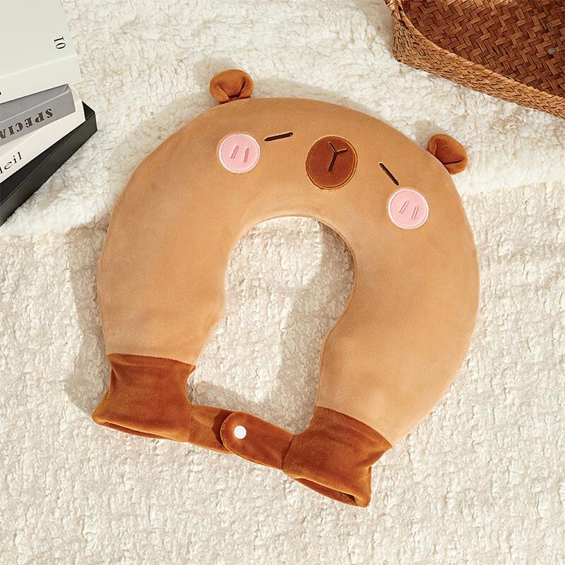 Capybara U-shaped Neck Warmer Hot Water Bottle