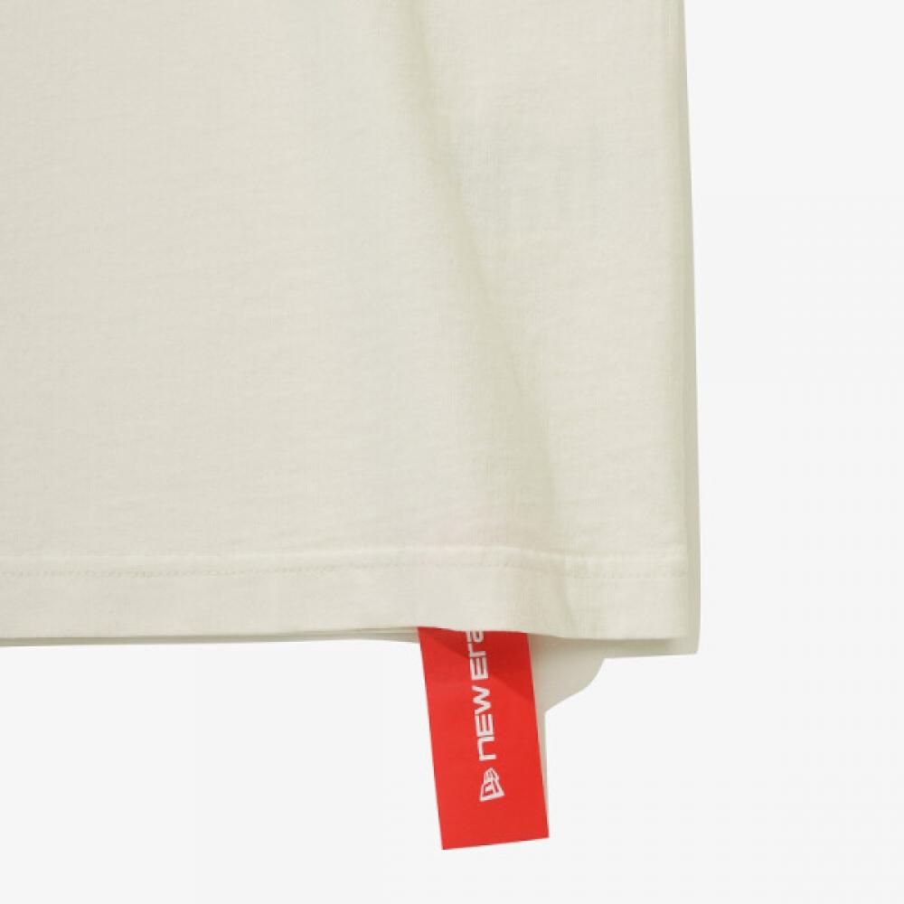 New Era La Dodgers Big Logo PigmenT T shirT Cream