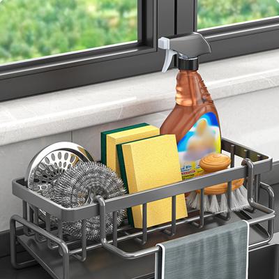Heavy Duty Rustproof Carbon Steel Dish Rack For Sink Space Saving Kitchen Organizer With Quick Drying Design