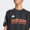 Adidas House Of Tiro Pullover Letter Stripe Crew Neck Short Sleeve T-Shirt Men Tops Black IW3586