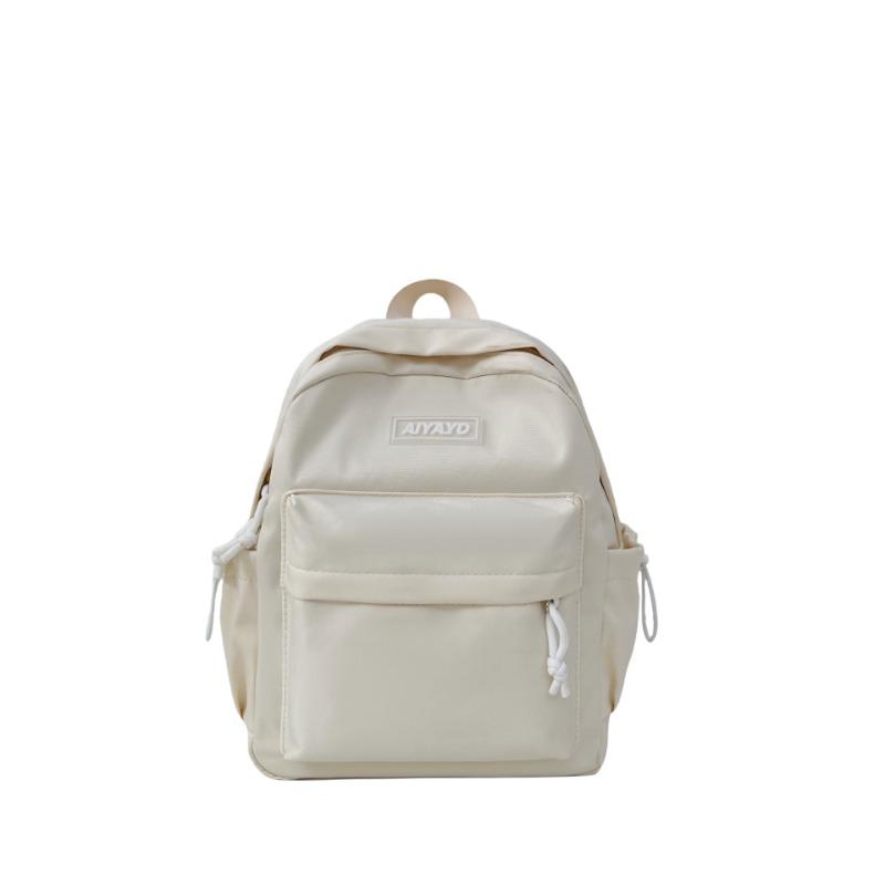 Small Fresh and Lovely Solid Color Students Study Spring Outing Small Schoolbag Simple Backpack