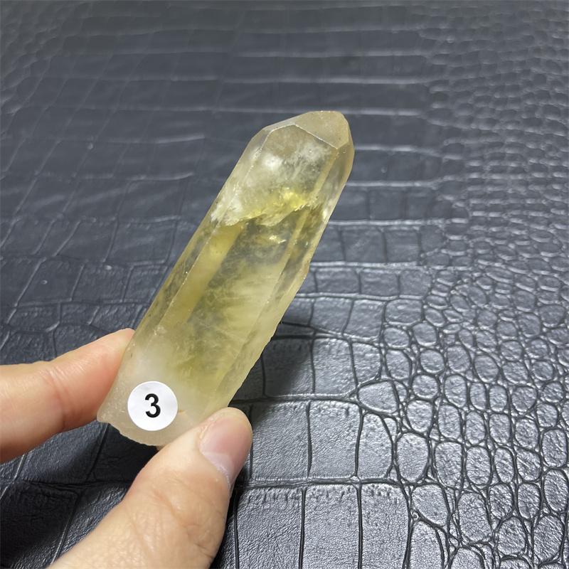 Hot for sale!Natural yellow crystal wand point crystal smoky topaz point reiki healing as a gift