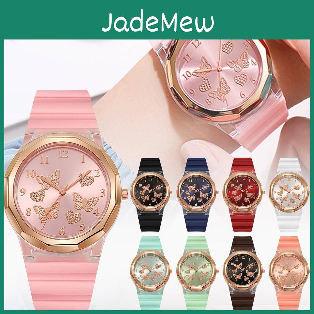 Watch And Mens Silicone Wristband Womens Watch Quartz Watch
