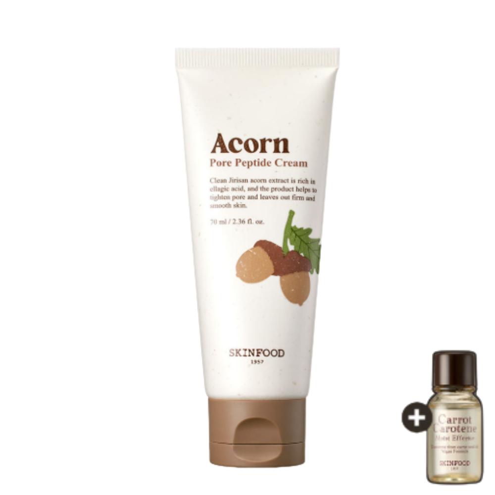 

Skinfood Acorn Pore Peptide Firming Pore-Tight Cream 70ml (Acorn Cream)[Includes Carrot Effector 14ml]