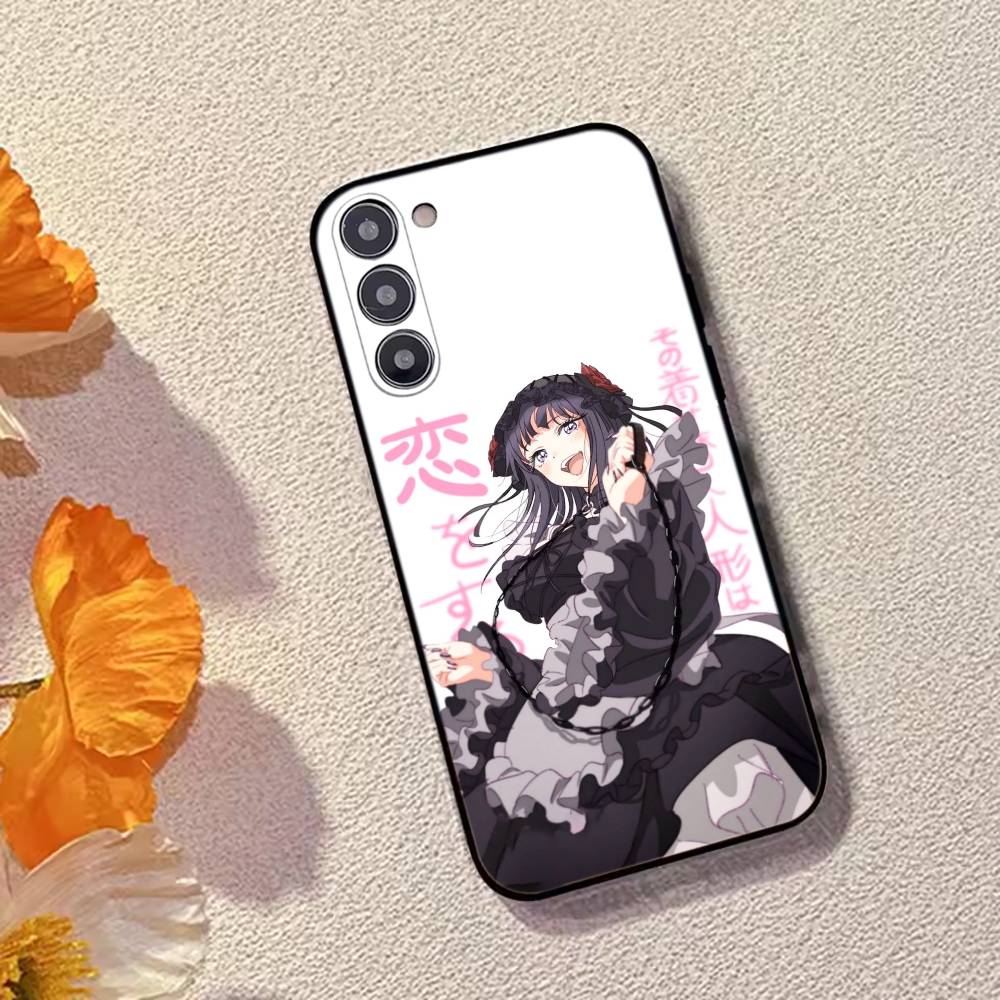 Anime Cute K-Kitagawa Marin Phone Case For Samsung Galaxy A73,A72,A71,A70,A53,A52,A51,Soft Silicone Black Cover