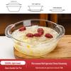 Heat-Resistant Glass Bowl with Lid for Microwave Cooking: Ideal for Rice, Baking, Soups, Instant Noodles, and More.