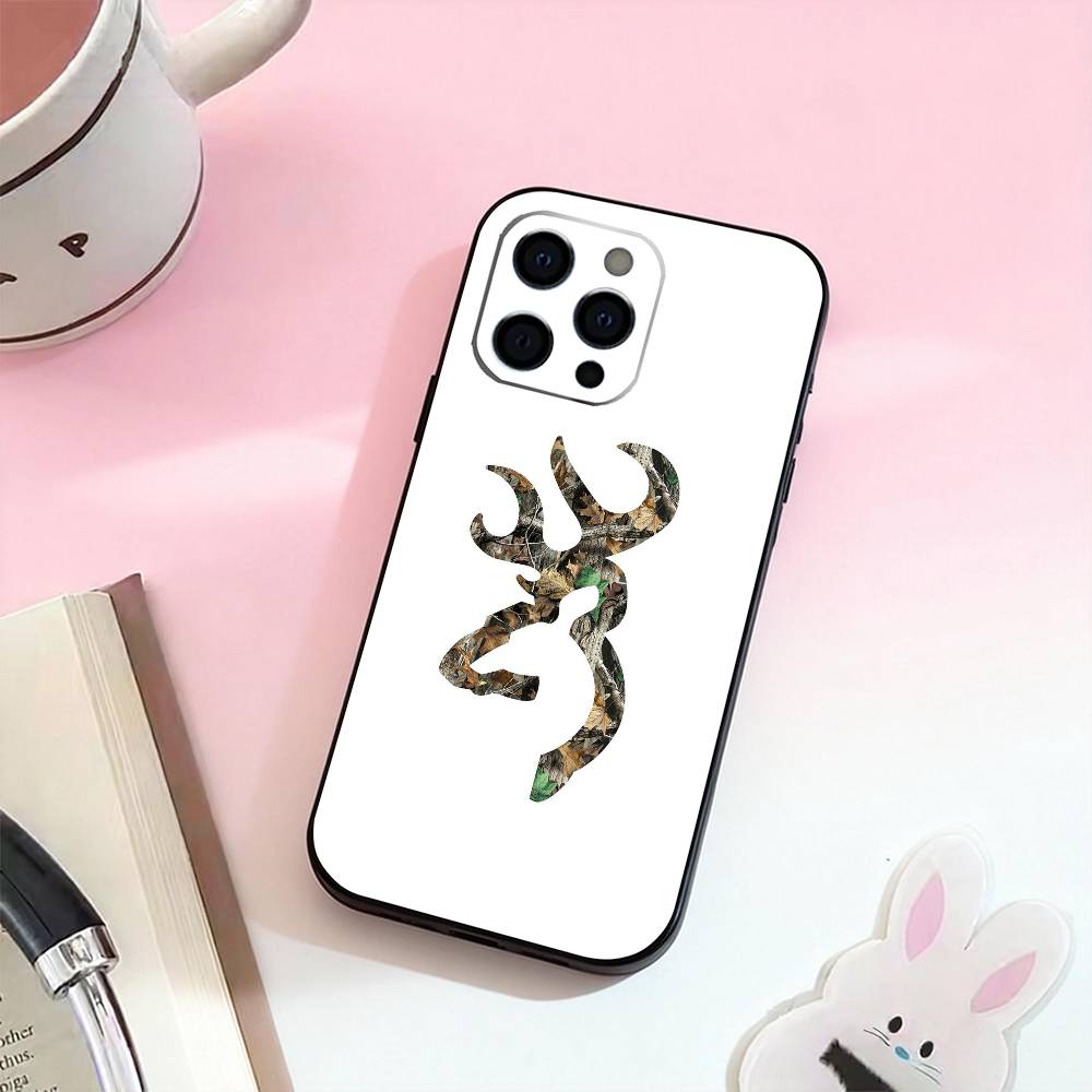

B-browning Phone Case For iPhone 17,16,15,14,13,12,11 Plus,Pro,Max,XS Silicone Soft Cover iPhone13