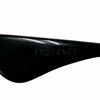 Great CHROME HEARTS Glasses GROWLER 1 Black 925 Mens Used