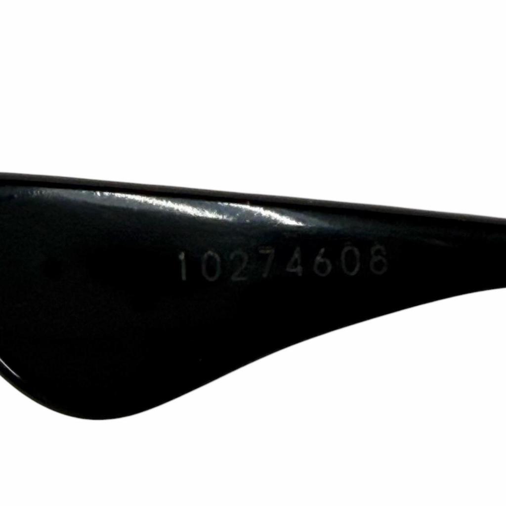 Great CHROME HEARTS Glasses GROWLER 1 Black 925 Mens Used