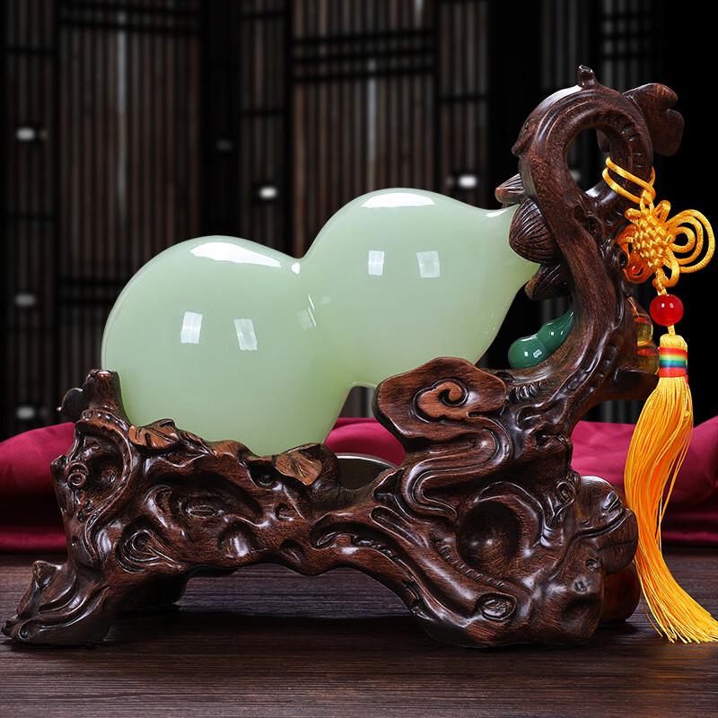 Meiliya Glazed Jade Gourd Decorative Ornament