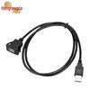Waterproof USB 3.0 Male-to-Female Dash Cable for Cars, Motorcycles, and Boats, USB 2.0 Compatible