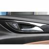 Carbon Fiber Look Inner Door Handle Bowl Cover Trim 4P For Buick Regal 2017-2020