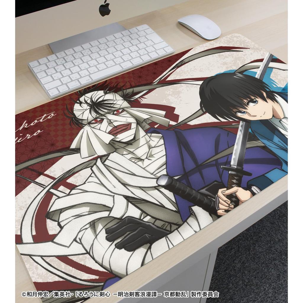 TV Anime Meiji Swordsman Romantic Kyoto Shishio Makoto Seta Sojiro Mat "Rurouni Kenshin Story Disturbances" & Multi-desk