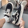 New upturned bottom low-top canvas shoes men's sports and leisure niche men's shoes breathable board shoes men's HTA-6