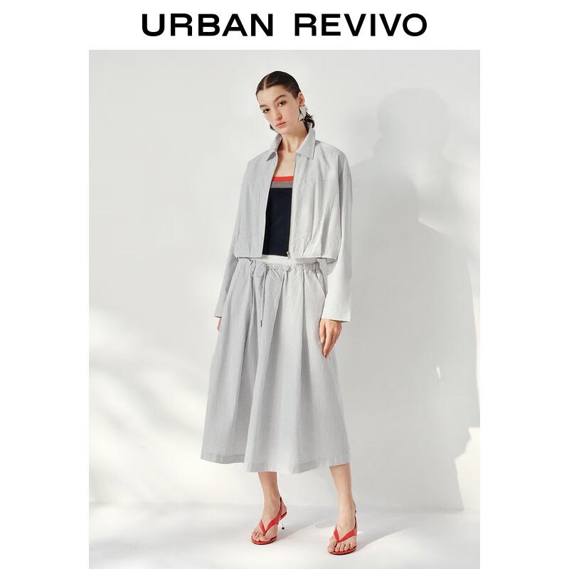 

Женская повседневная куртка в полоску на молнии UR M