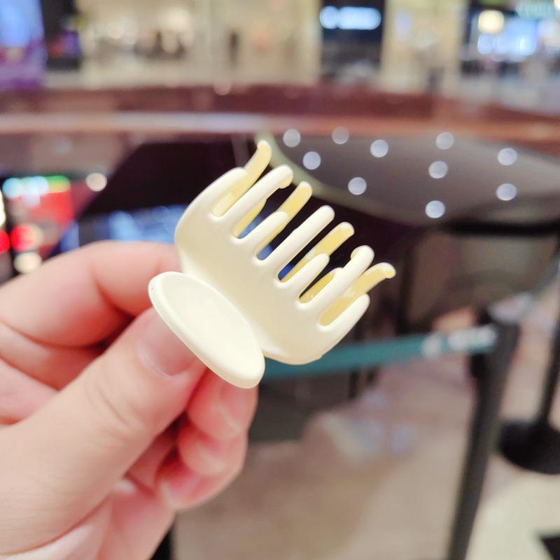 

Заколка для волос Anti-Droop High Ponytail - женский аксессуар для волос на затылке Matte 4cm бежевый