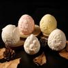Embossed Easter Egg Mold Egg Shaped Silicone Mold DIY Plaster Mold  Easter