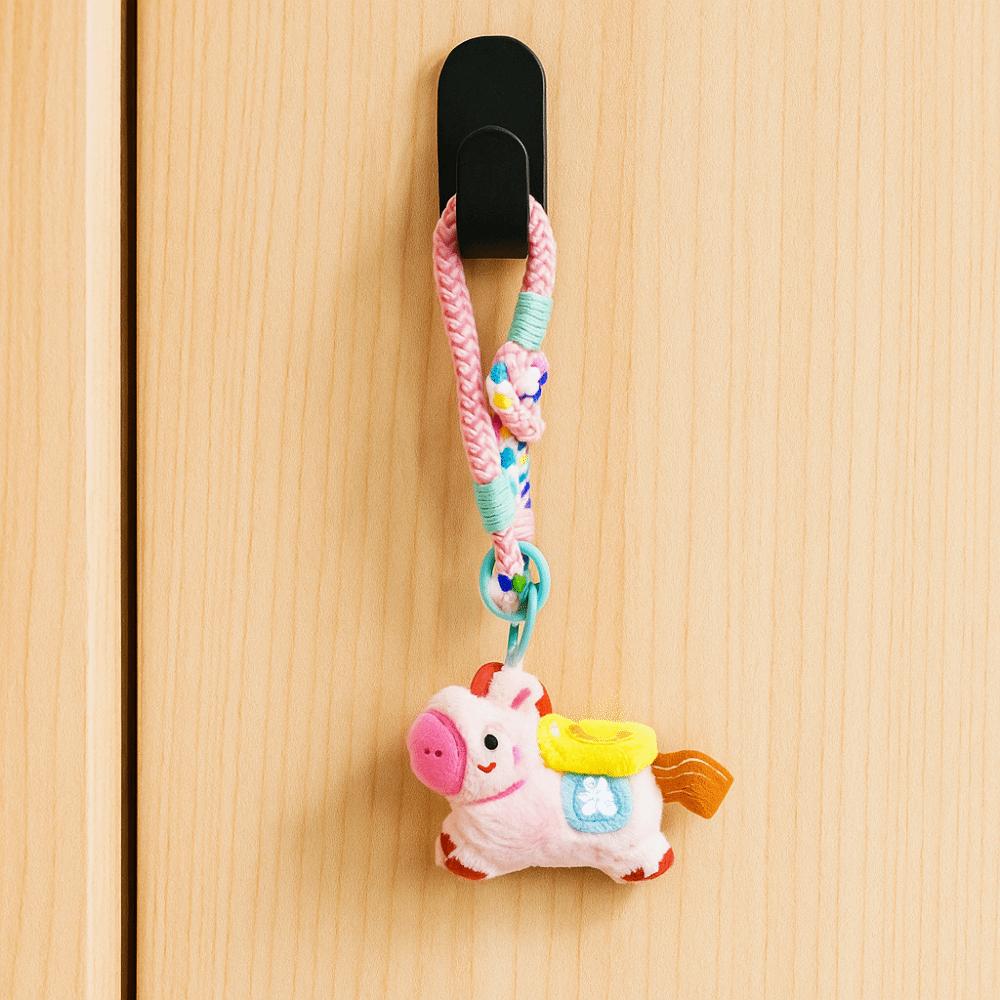 Cute Stuffed Animal Horse Blessing Words Year of Horse Plush Horse Doll Pendant Cartoon Plush Toys Chinese New Year Gift