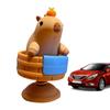 Dashboard Shaking Figure Head Shaking Figurine For Car Dashboard Tabletop Ornament With Spring Base For Center Console Living