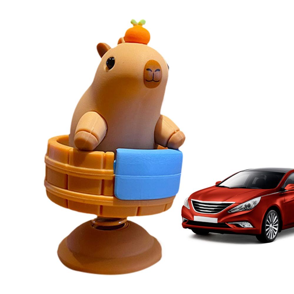 Dashboard Shaking Figure Head Shaking Figurine For Car Dashboard Tabletop Ornament With Spring Base For Center Console Living