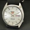 VINTAGE SEIKO 5 AUTOMATIC 6309A JAPAN MENS SILVER COLOR DIAL WATCH a701255-5 R206a-a701255