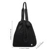 1 Stück Zugband Nylon Tragetasche Konvertierbar Leichter Rucksack Lässig Reise Fitnessstudio Sport Schultertasche