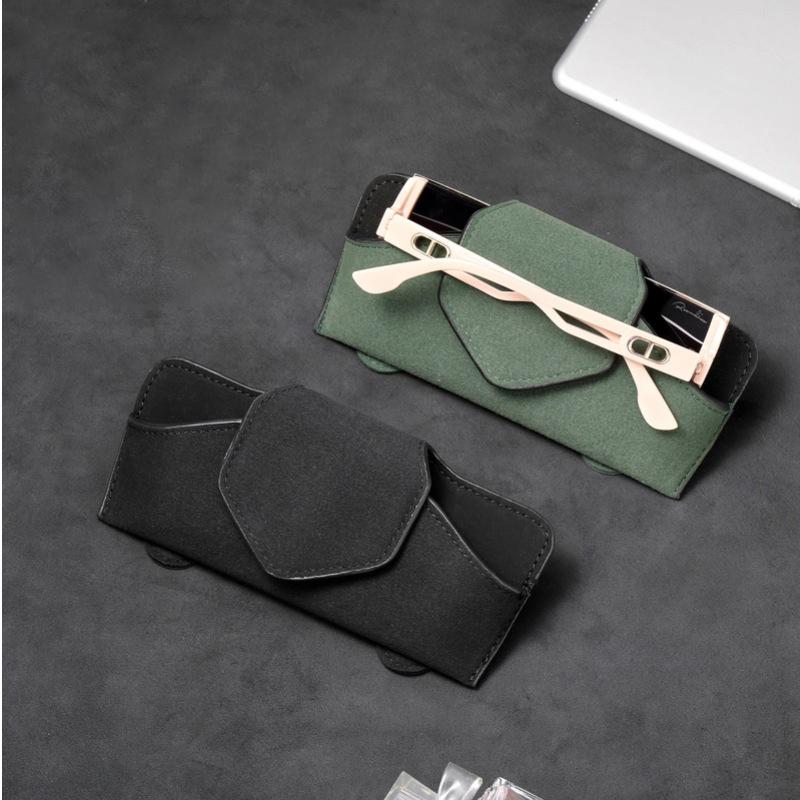 Car Glasses Case Universal Fit Vehicle Storage Solution Sunglasses Holder Adjustable Sun Visor Clip For Travel Essential Road