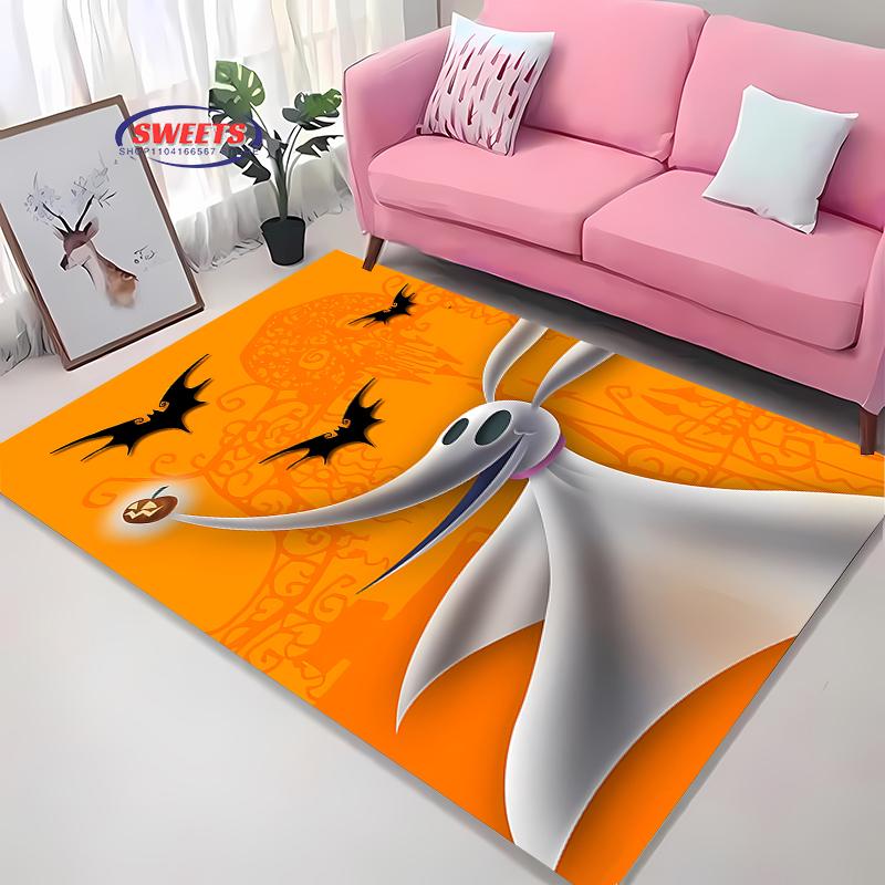 The Nightmare Before Christmas Carpet New Release! Anti-slip Sound Insulation, Rug for Living Room Bedroom, Durable Washable Mat