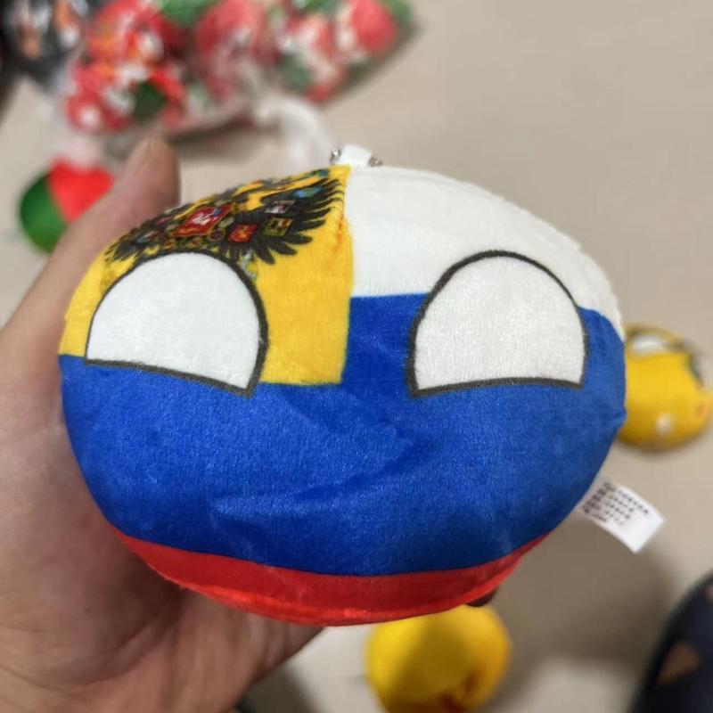 10cm Country Ball Pluche Speelgoed 70 Stijlen Polandball Hanger Country Balls Countryball Gevuld Poppetje Speelgoed Leermiddel Cadeau Voor Kinderen 10cm