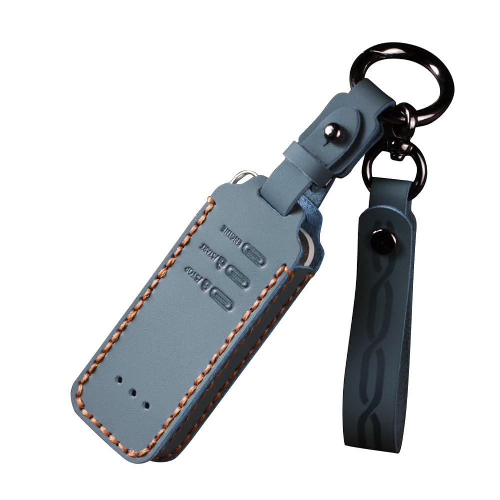 

ZANEKO Engine Starter Case Compatible with Mitsubishi Delica ek Outlander Eclipse Dayz Genuine Leather Smart Key Cover D5, Space, PHEV, Cross, Roox,