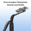 Selfie Stick Wireless Tripod Stand with Light Bluetooth Remote Extendable Tripod Aluminum Selfie Stick Phone Tripod for Vlogging
