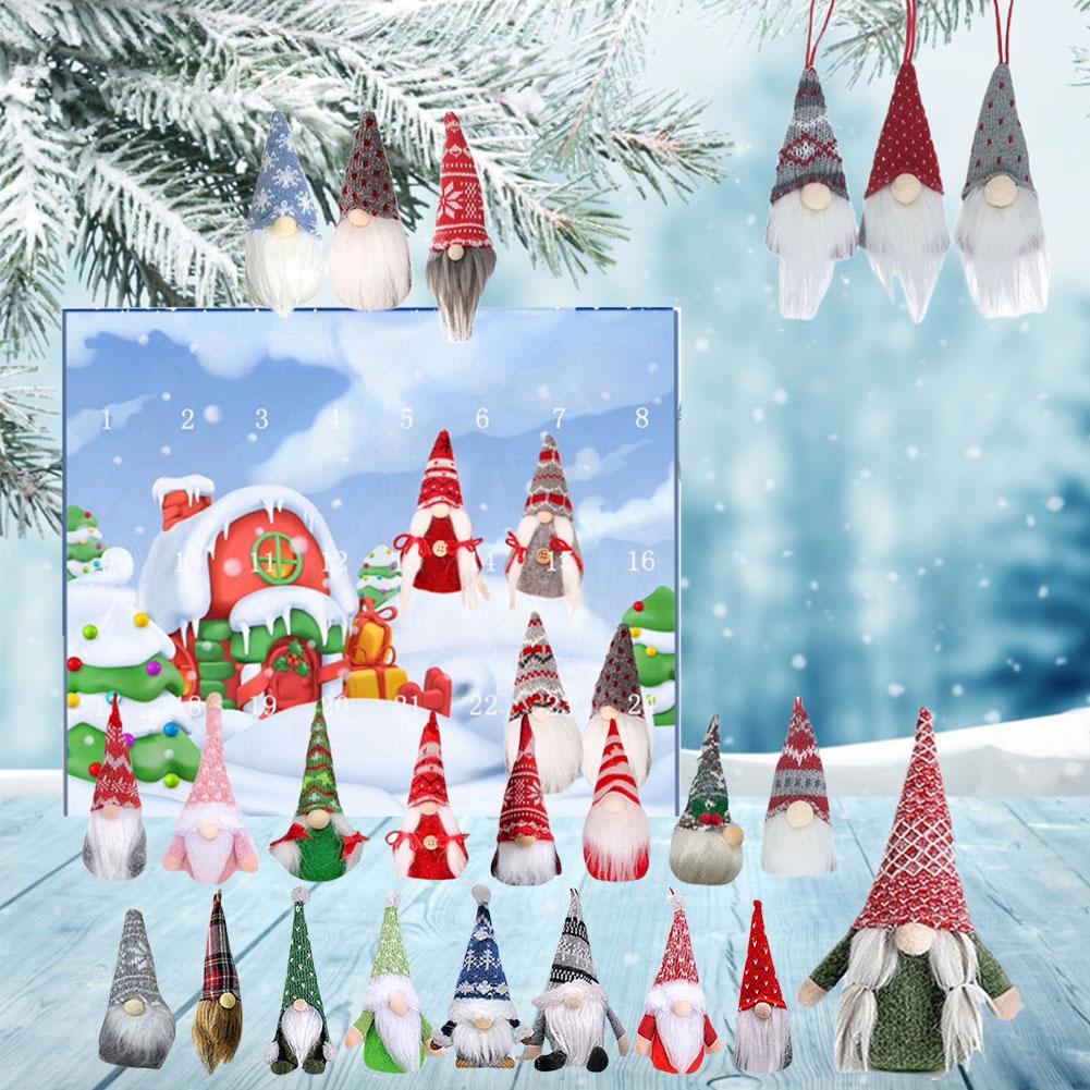 2025 Christmas Gnome Holidays Advent Calendar Gnome Dolls Christmas Advent Calendar Christmas Countdown Calendar for Kids Adults