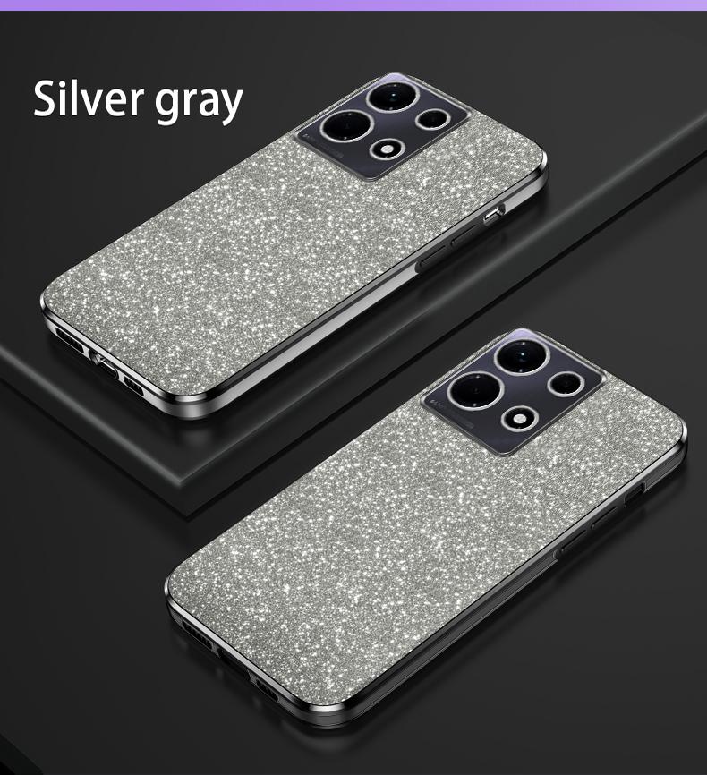 Luxury Gradient Glitter Plating Case On For Infinix Note 30 Note30 Hot 30 30i 40 40i 20 11 10 12 G96 VIP Pro Silicone Back Cover