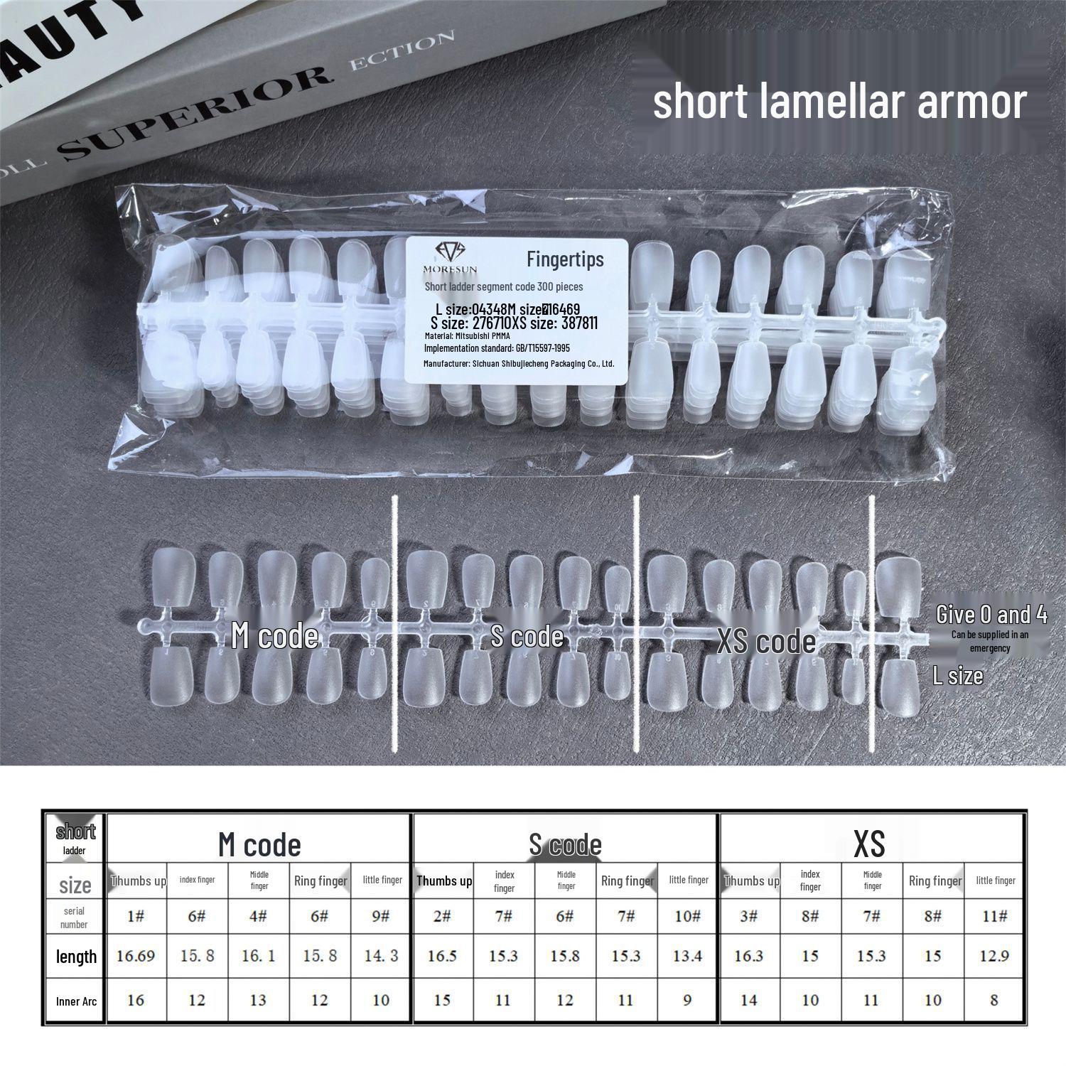 

Blogger-Recommended Frosted Transparent Wearable Nail Tips