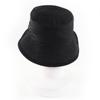 Pălărie HERMES excelentă căptușeală 100% cașmir pălărie acetat negru Femei 56 Folosit
