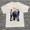 Blur Band 2025 Live Konzert Geschenk Fan Weiß Alle Größen T-Shirt KK95