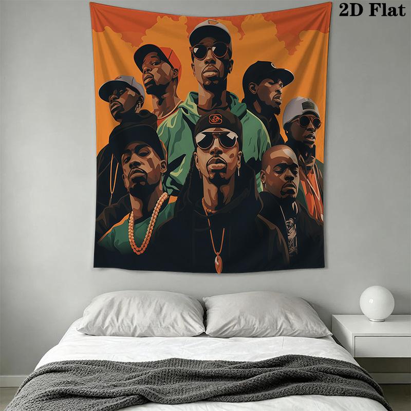 Rap Legends Visual Celebration Hiphop Culture Bedding 1 Duvet Cover 2 Pillowcase Without Core Duvet Cover And Pillowcase Bedding Set