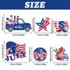 Pack Of 6 Independence Day Celebration Flags Ideal For Home Party Decorators And Businesses High Quality Paper Materials