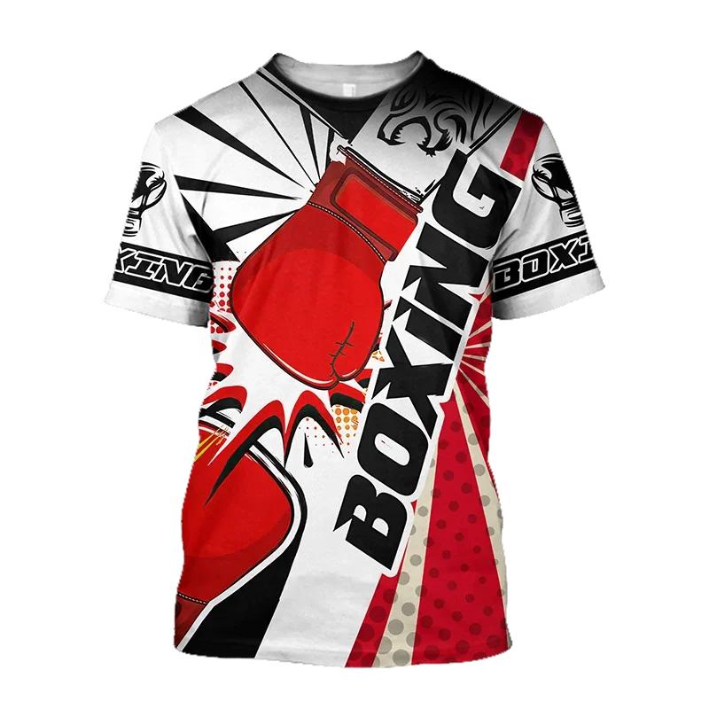 Boxing Training Women's T-shirt Quick Dry Loose Casual Sports Tough Guy Style Men Round Neck Short Sleeve Oversized Comfortable Clothing